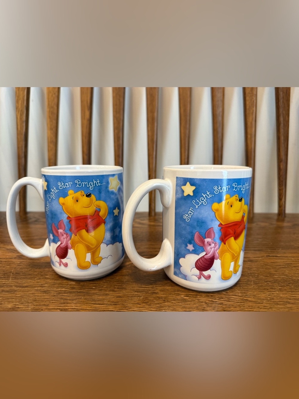 Vintage Disney Winnie the Pooh & Friends Houston Harvest Mugs - Set of 2